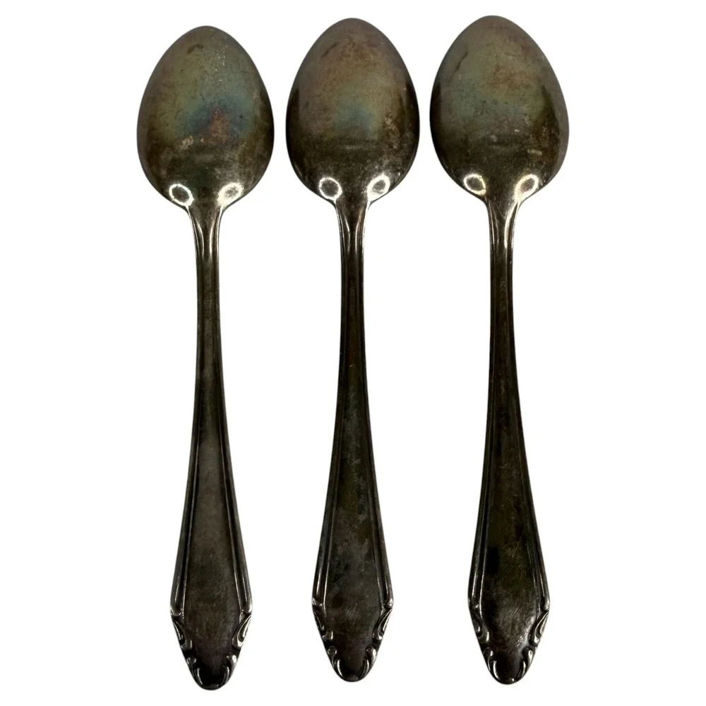11 Walter Breuker W&B 100 Rostfrei Teaspoon Silverplate Vintage Set Made Germany